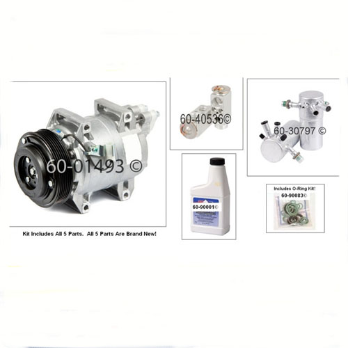 1999 - 2006 Volvo New AC Compressor S60 S80 XC90 V70 AC KIT 8601633 8602278 8602621 8684286 9166103 9171995 9171996